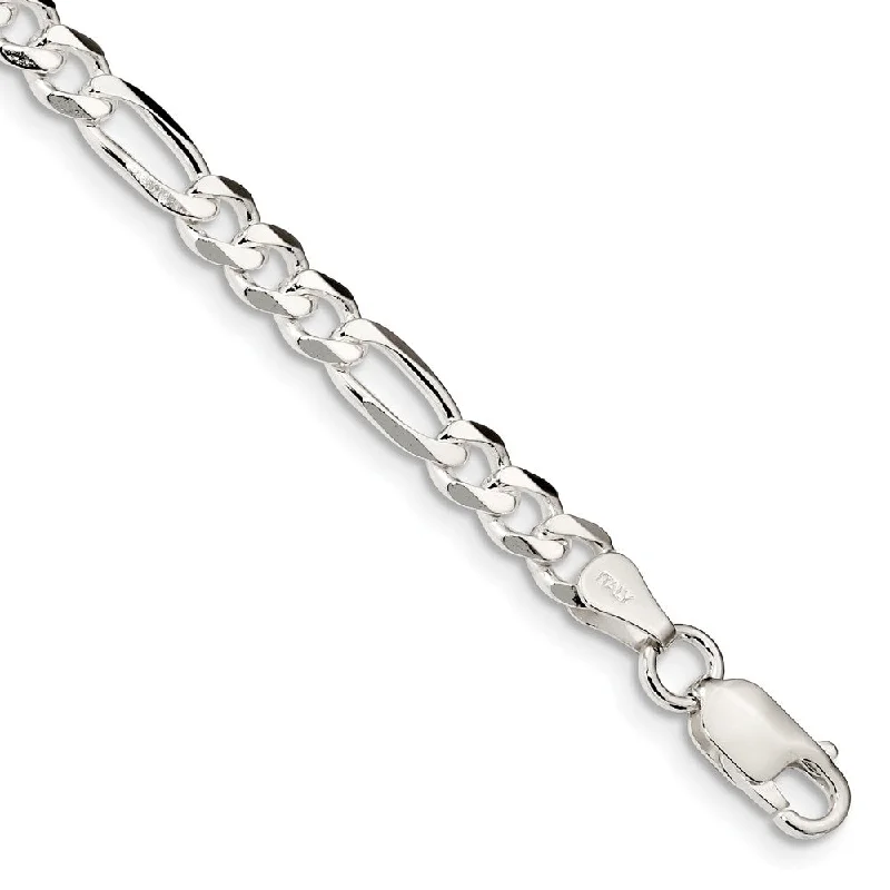 Jewelry Sale – Exclusive Styles At Lower Prices Sterling Silver 5.25mm Solid Figaro Chain Bracelet or Anklet, 9 Inch Jewelry Sale – Exclusive Styles At Lower Prices Sterling Silver 5.25mm Solid Figaro Chain Bracelet or Anklet, 9 Inch