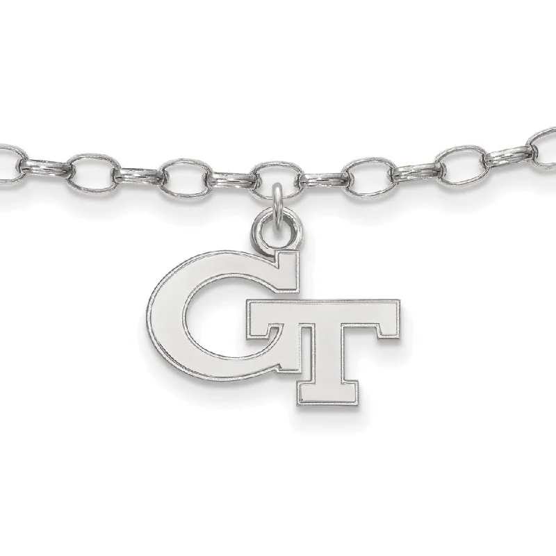 Sparkle For Less – Shop Our Limited-Time Jewelry Deals Sterling Silver Georgia institute of Technology Anklet, 9 Inch Sparkle For Less – Shop Our Limited-Time Jewelry Deals Sterling Silver Georgia institute of Technology Anklet, 9 Inch