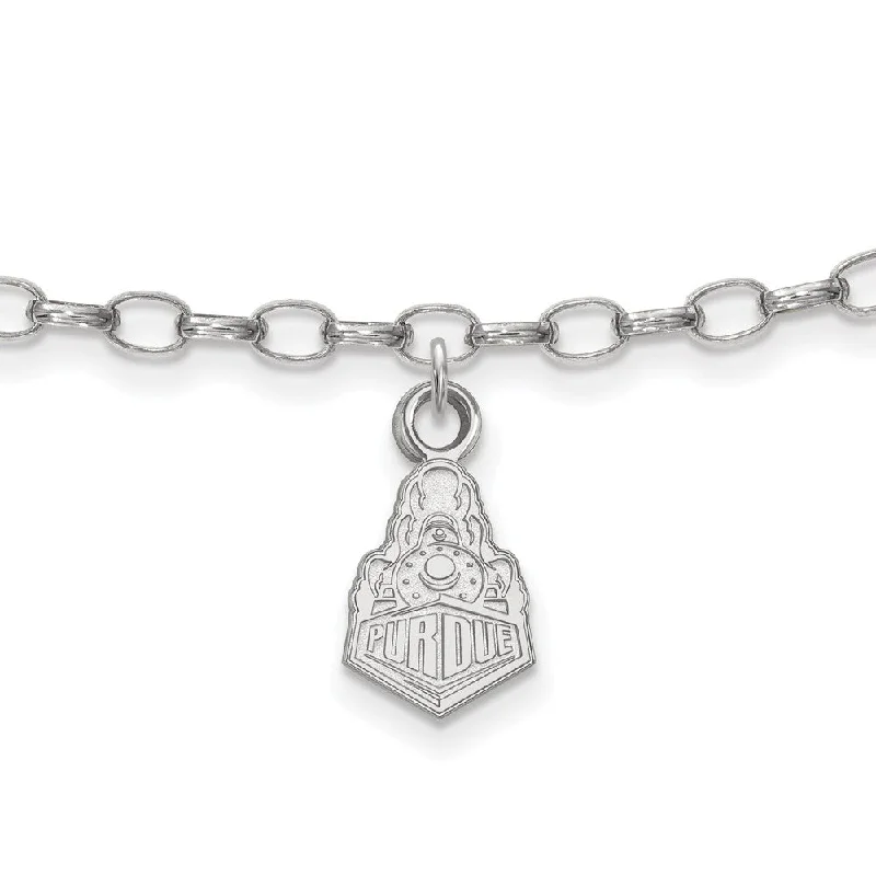 Get The Jewelry You Love At A Price You Love Sterling Silver Purdue Anklet, 9 Inch