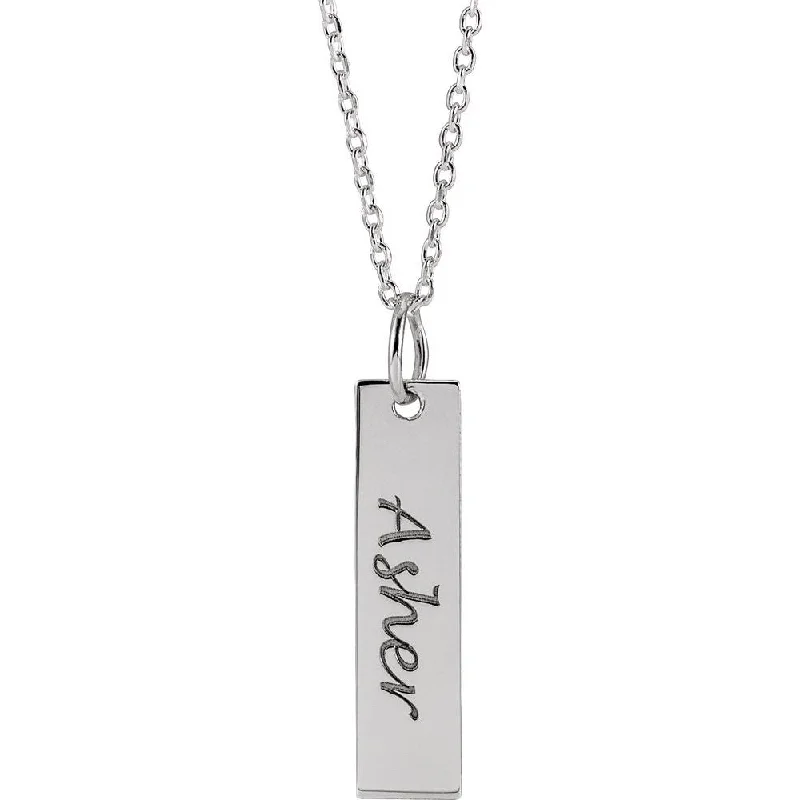 Shop Signature Jewelry Styles At Exclusive Prices Sterling Silver Vertical Bar Necklace