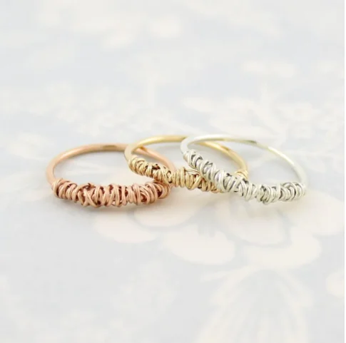 Elevate Your Jewelry Collection With Limited-Time Savings The Twist Stacking Ring