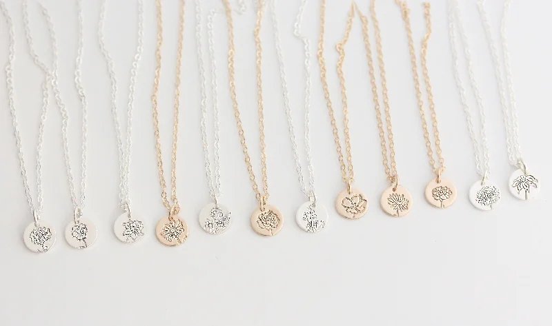 Must-Have Jewelry Pieces At Reduced Prices tiny blooms necklace {silver + gold}