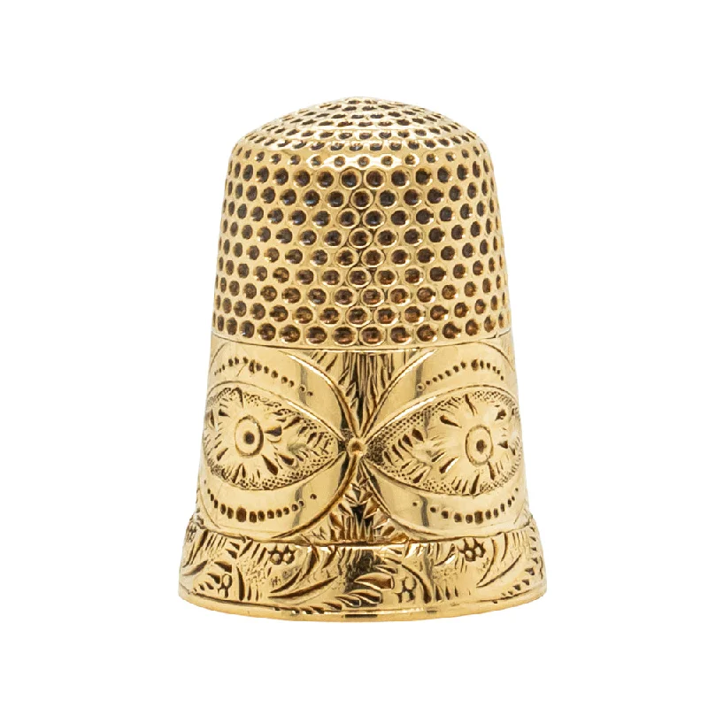 Shop Stylish Jewelry Now And Save Big Vintage 13ct Yellow Gold Thimble
