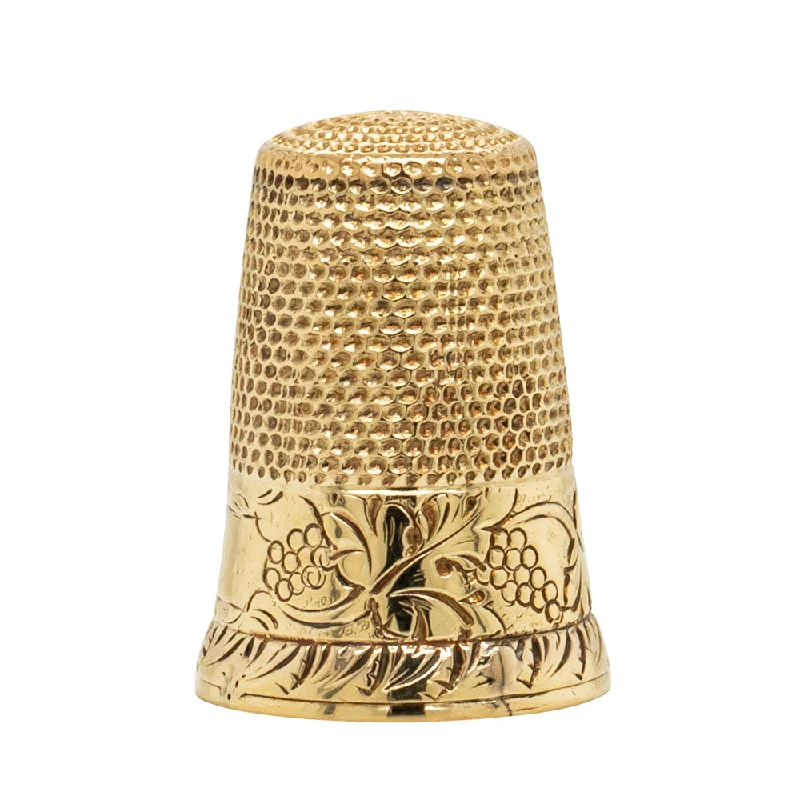 Exclusive Jewelry Sale – Shine For Less Vintage 13ct Yellow Gold Thimble