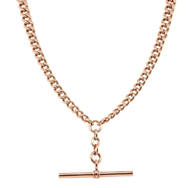 Don't Miss Out On Bestselling Jewelry At Special Prices Vintage 9ct Rose Gold Curb Fob Chain