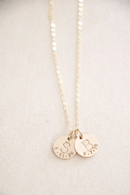 Waterproof Stainless Steel Jewelry For Lasting Beauty varsity initial necklace {gold + silver}