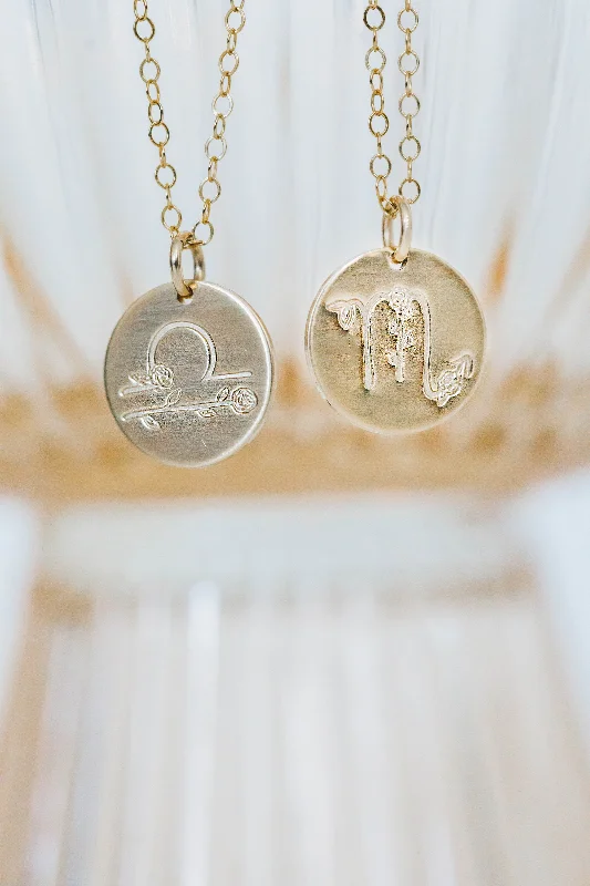 Exclusive Jewelry Offers – Shine For Less zodiac flora necklace { gold + silver }