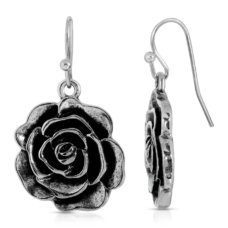 Jewelry Clearance Event – Last Chance For Stunning Deals 1928 Jewelry Rose Drop Earrings