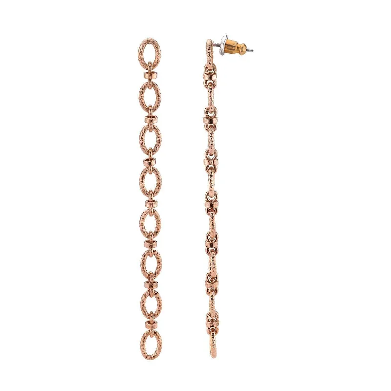 Affordable Elegance – Special Jewelry Sale Now Live 1928 Jewelry Modern Linear Cable Chain Earrings