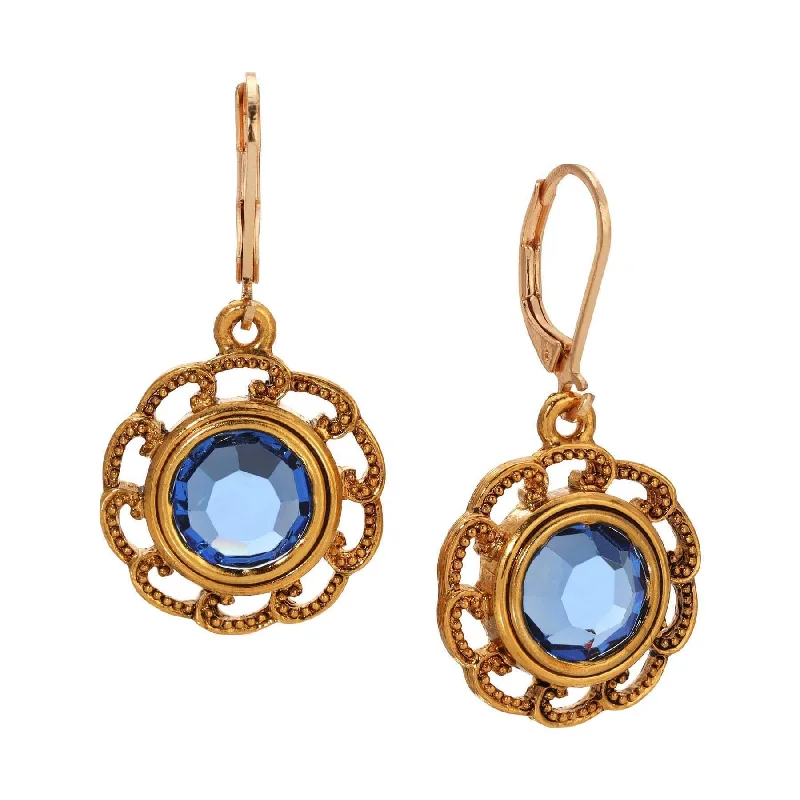 Sparkle On A Budget – Fine Jewelry For Less 1928 Jewelry Round Austrian Crystal Drop Earring