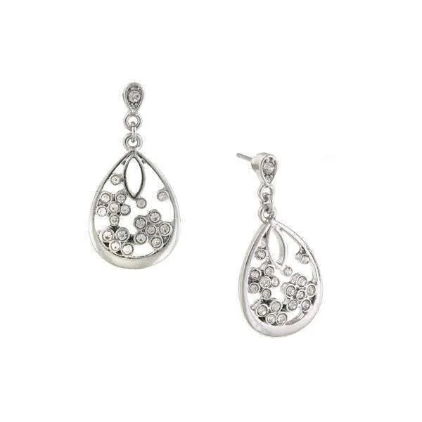 Trendy Minimalist Jewelry For Everyday Wear 1928 Jewelry Unique Teardrop Crystal Earrings