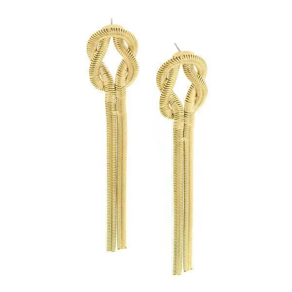 Jewelry Deals That Sparkle – Shop Today 2028 Jewelry Gold Chain Tassel Linear Earrings