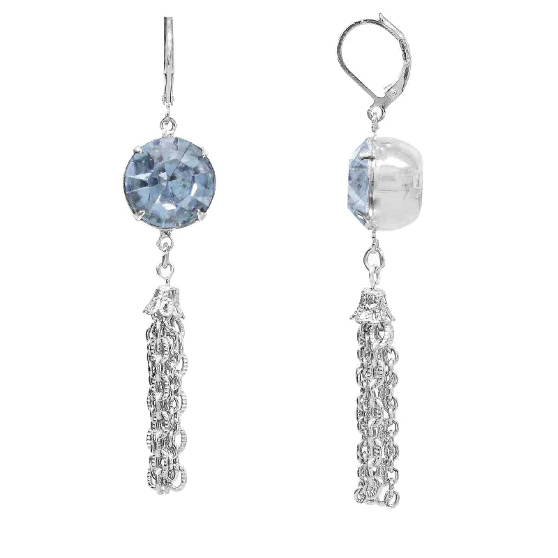 Jewelry Deals That Outshine The Rest 2028 Jewelry Round Austrian Crystal Tassel Earrings