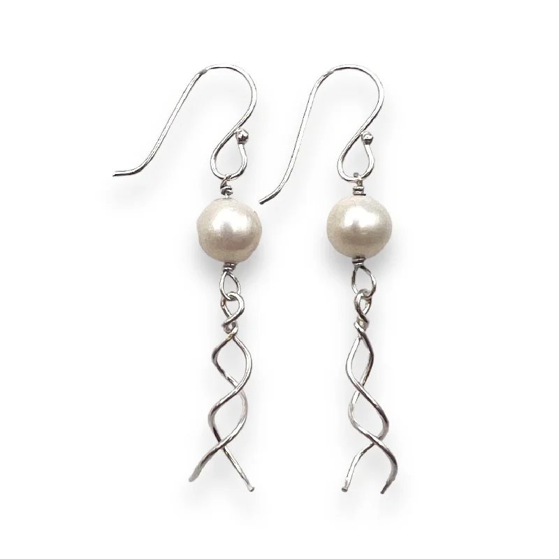 Waterproof Stainless Steel Jewelry For Lasting Beauty 238 - Moon Jelly Pearl Earrings