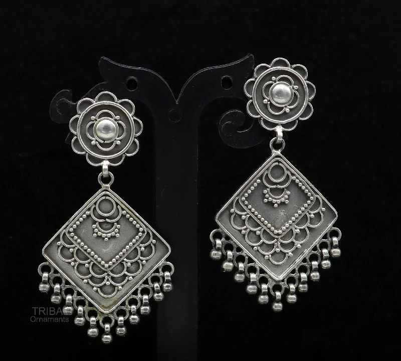 Luxury Jewelry Without The Luxury Price Tag 925 sterling silver handmade vintage antique ethnic design customized stud earring gorgeous hanging drops tribal earrings s962