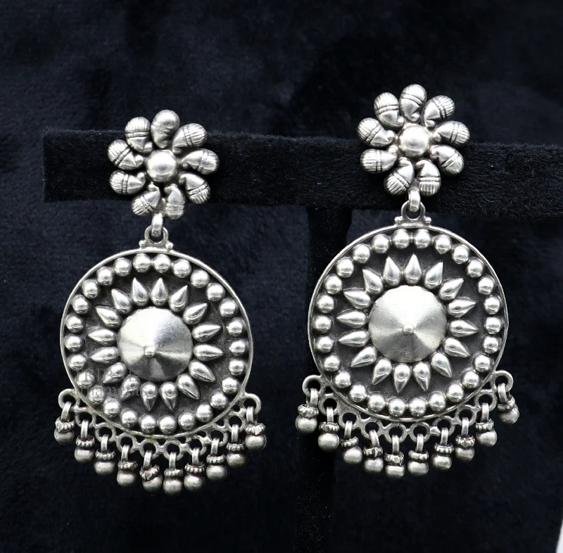 Unmissable Discounts On Timeless Jewelry Pieces 925 sterling silver handmade vintage design shape light weight stud earring attractive gifting jewelry, tribal earring drop dangle EAR1089