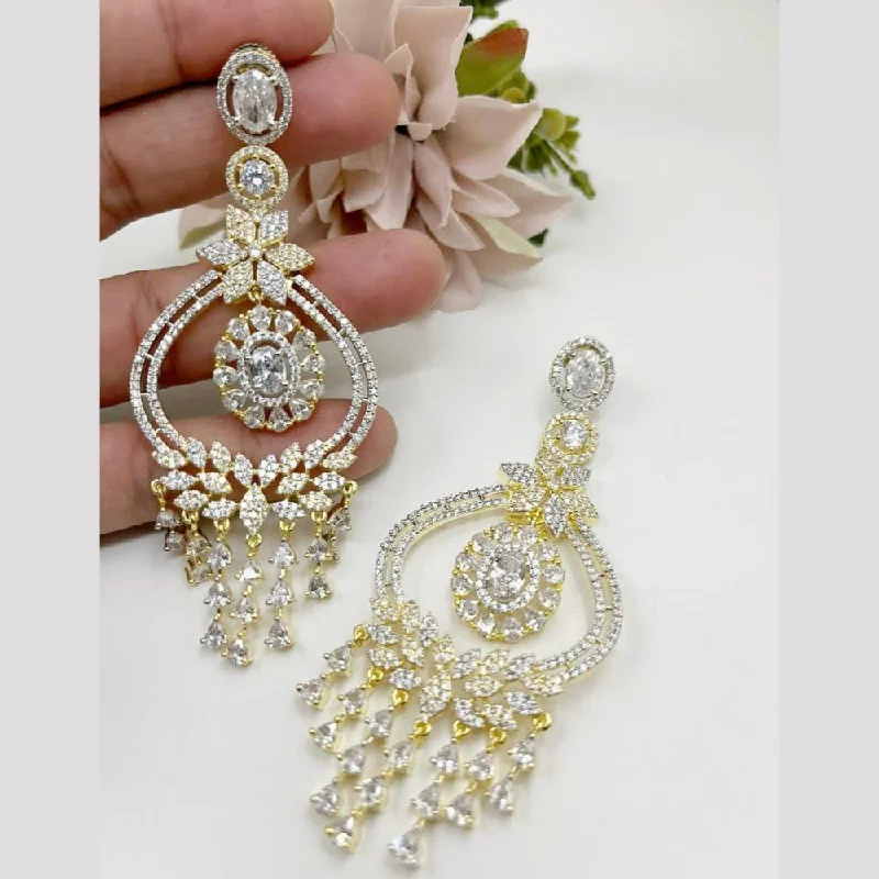 Exclusive Jewelry Markdowns – Limited-Time Offer Aamrapali Gold Plated American Diamond Dangler Earrings