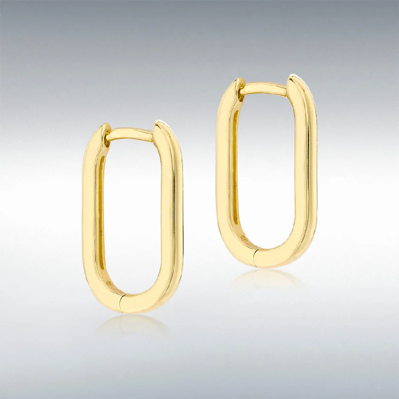 Flash Sale On Elegant Jewelry – Don't Miss Out Creole Hoop Earrings in 9K Gold