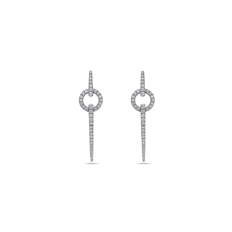 Premium Diamond Jewelry At Once-In-A-Lifetime Discounts Diamond Circular Spear Earring