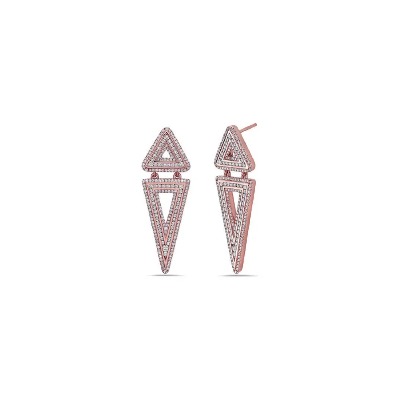 Everyday Jewelry Essentials Now On Sale Diamond Double Triangle Earring
