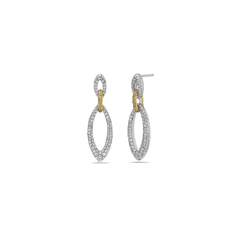Shop Modern Jewelry Collections With Exclusive Discounts Diamond Drop Hoop Earring