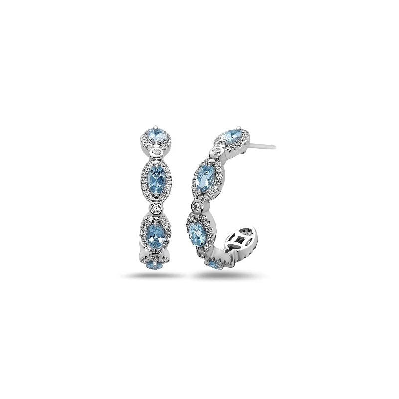 Exclusive Gemstone Jewelry Markdowns – Shop Now Pastel Diamond Firefly Hoop Earring