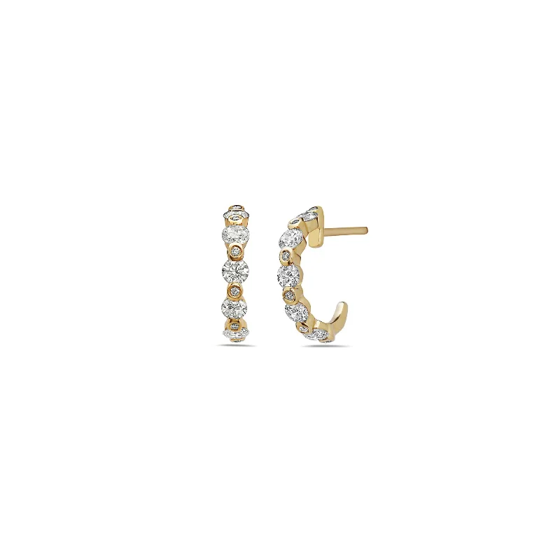 Once-A-Year Jewelry Sale – Grab Your Favorites Now Diamond Half-Hoop Earring