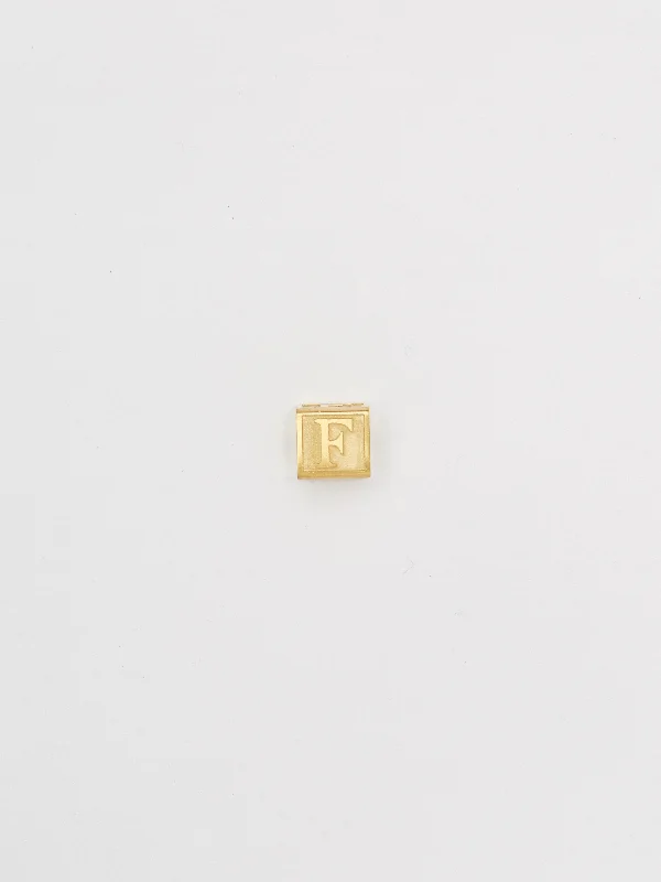 Limited-Time Offer On Elegant Jewelry Pieces "F" Letter Block