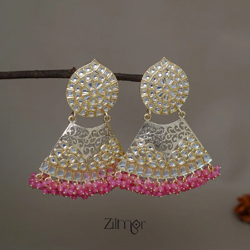 Special Sale On Handcrafted Jewelry – Shop Today FS1011248 - Gold Filigree Chandbali Earrings