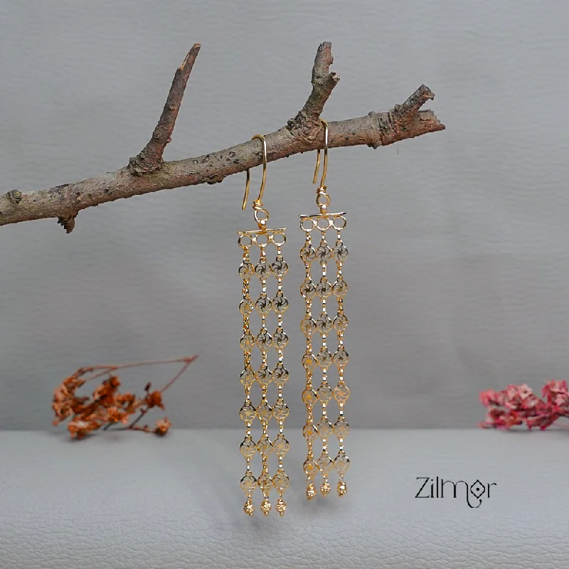 Exclusive Jewelry Sale Event – Shop Now KT1011149 -Gold Toned Long Earrings for Women