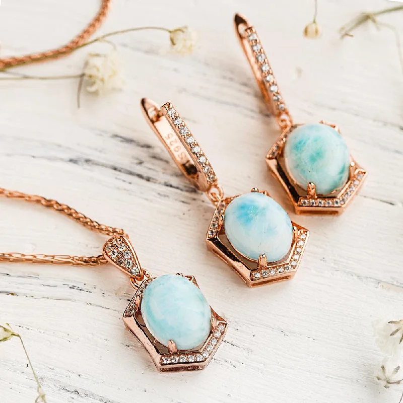 Timeless Elegance At Unbelievable Discounts Larimar Deity Set