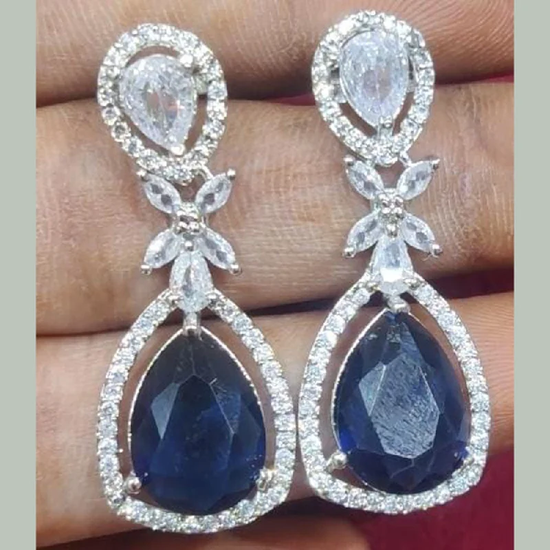 Gorgeous Jewelry, Limited-Time Savings Manisha Jewellery Silver Plated AD Dangler Earrings