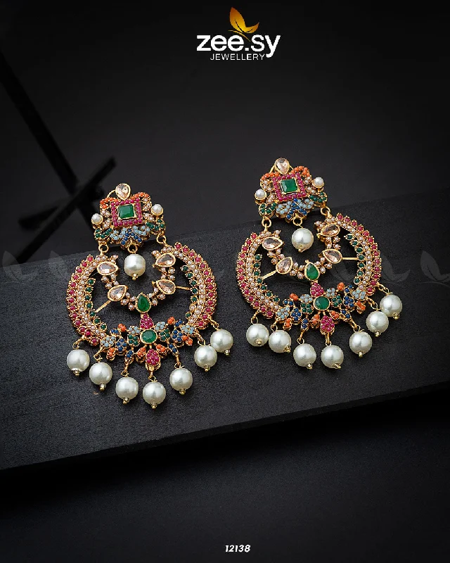 Timeless Elegance At Unbelievable Discounts Naurattan Chandbali Earrings