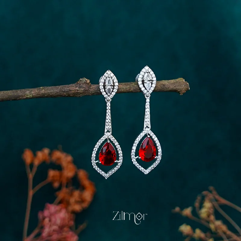Grab Exquisite Jewelry At The Lowest Prices OT1011203 - AD Stone Long Earrings (color option)