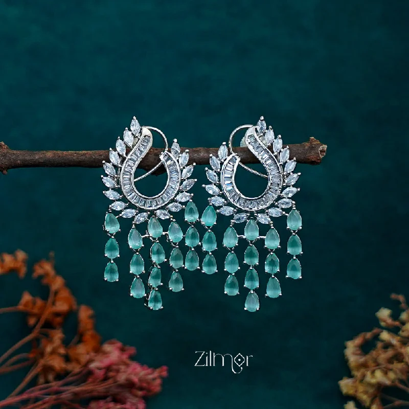 Get Ready To Sparkle – Special Jewelry Discounts OT1011215 - AD Stone Dangler Earrings (color option)