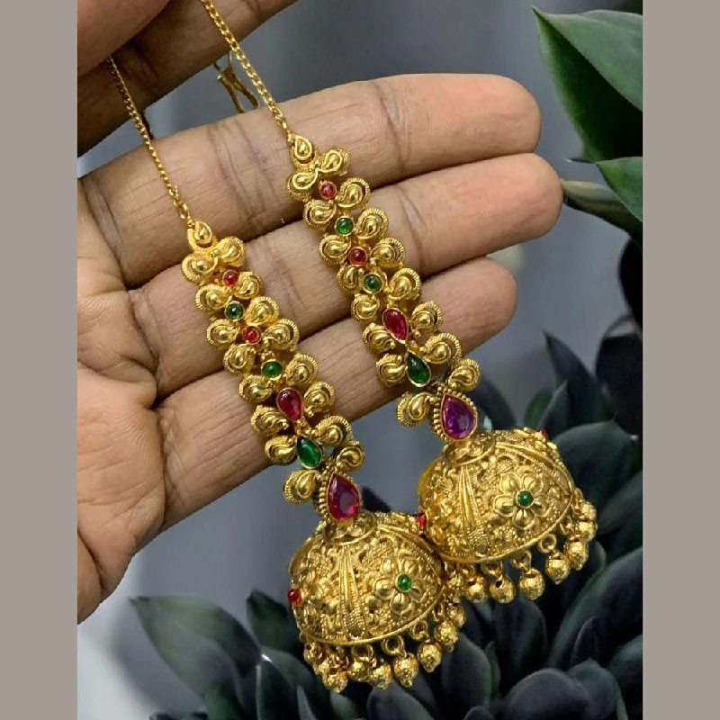 Stunning Jewelry At Even More Stunning Prices Prime Kundan Jewellery Gold Plated Pota Stone Kanchain Jhumki Earrings