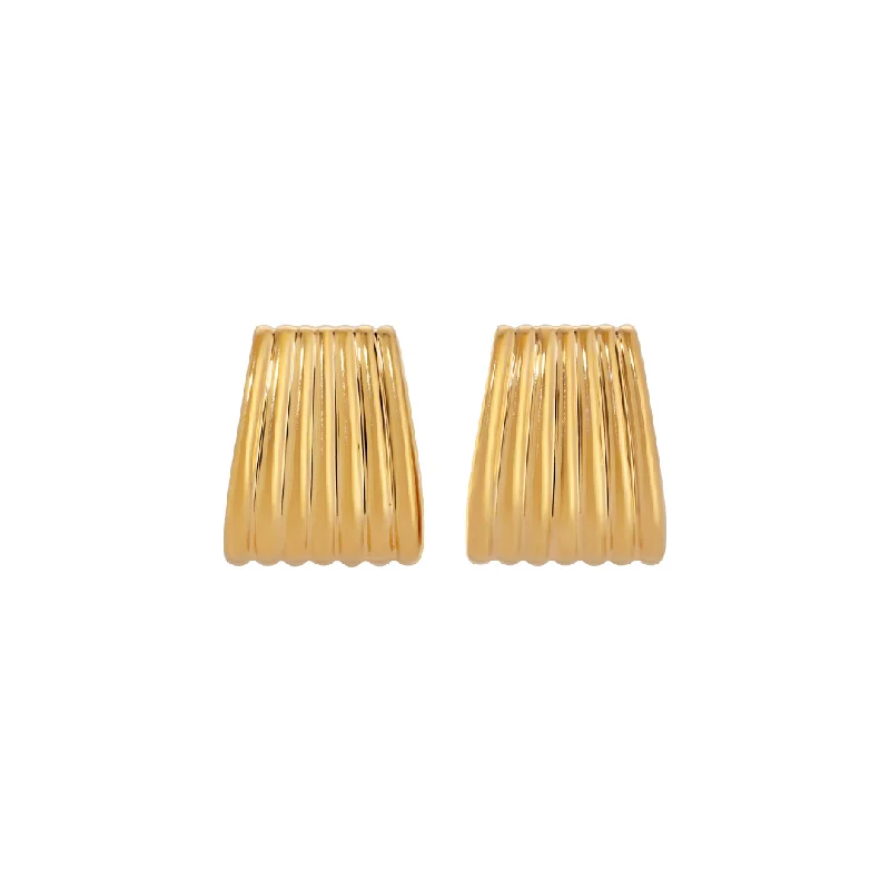 Shop High-Quality Jewelry At Jaw-Dropping Discounts RIBBED MAXI GOLD