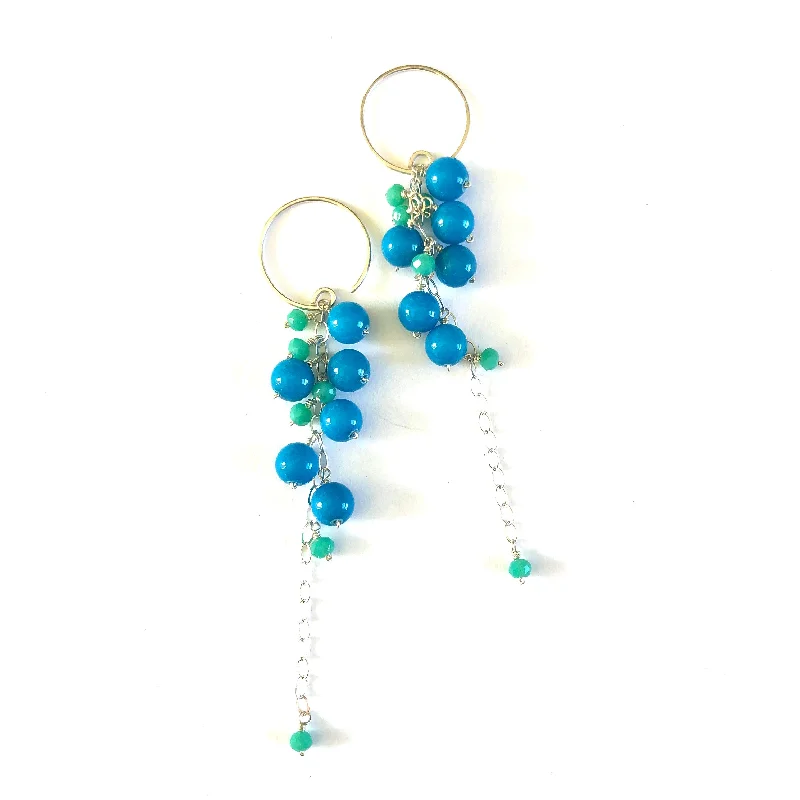 blue turquoise and teal