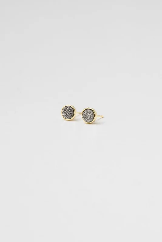 Exclusive Jewelry Bundles At Discounted Rates Spica Druzy Earrings Mini in Silver