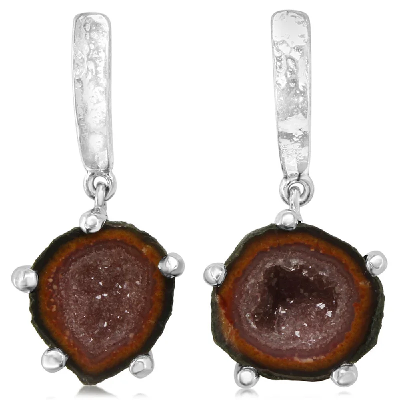 Jewelry Sale – Exclusive Styles At Lower Prices Sterling Silver Geode Agate Earrings