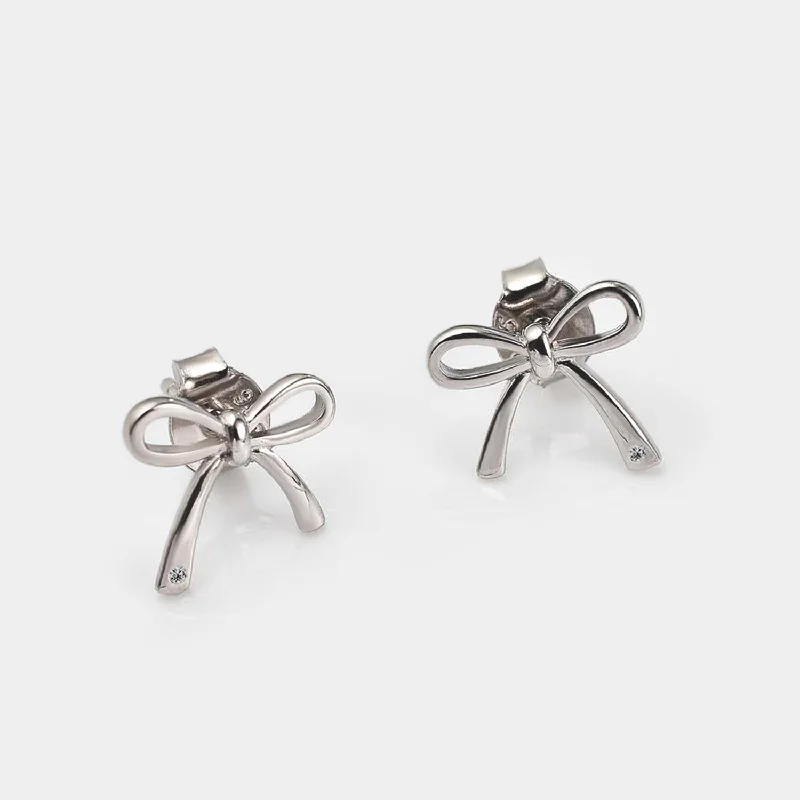 Flash Jewelry Sale – Get Stunning Pieces At Low Prices Sweet Diamond Bow Studs