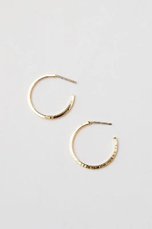 High-Quality Jewelry At A Fraction Of The Cost Thin Hammered Hoops Mini