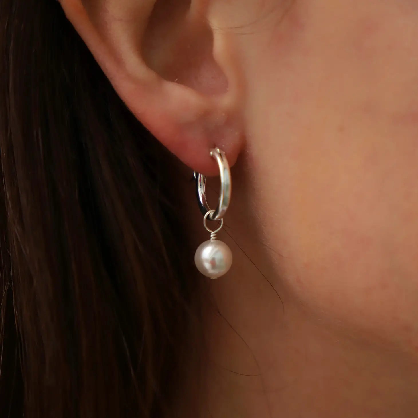 Jewelry Clearance Event – Stock Up Before It's Over TL JKW Pearl Hoop Earring