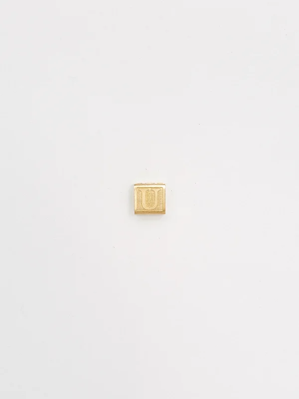 Adjustable Charm Bracelets For A Perfect Fit "U" Letter Block