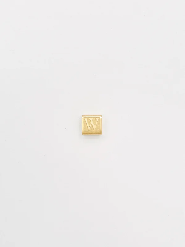 Bold And Beautiful Jewelry Now At Irresistible Prices "W" Letter Block