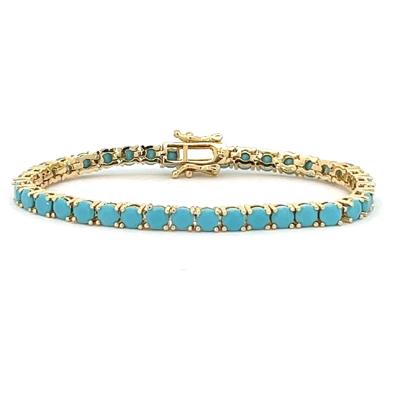 Dazzle With Discounts – Shop Jewelry On Sale 4mm Full Turquoise Tennis Bracelet