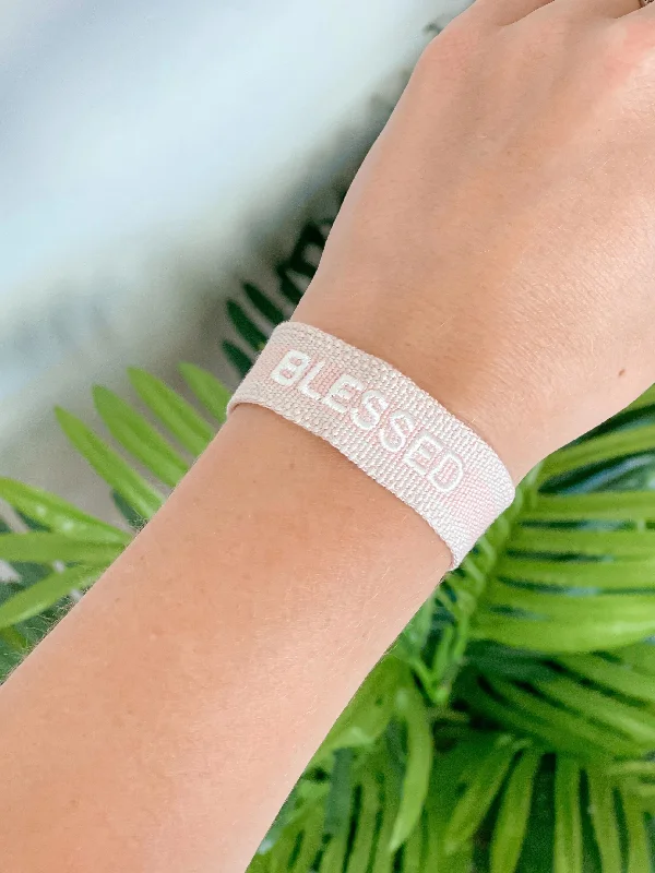 Bohemian-Inspired Jewelry For Free-Spirited Fashion 'Blessed' Pull Tassel Bracelet