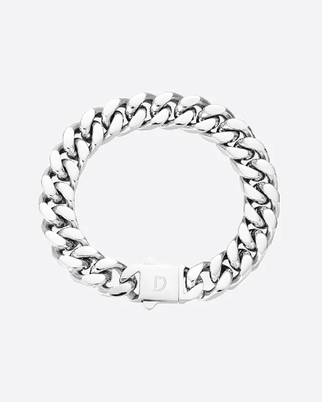 Once-A-Year Jewelry Deals – Shop Before They’Re Gone CLEAN BOXED CUBANA BRACELET. - 11MM WHITE GOLD