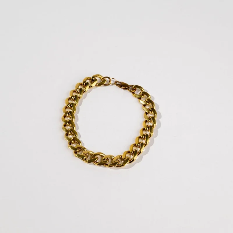 Elevate Your Jewelry Collection With Limited-Time Savings Brass Thick Chain Bracelet