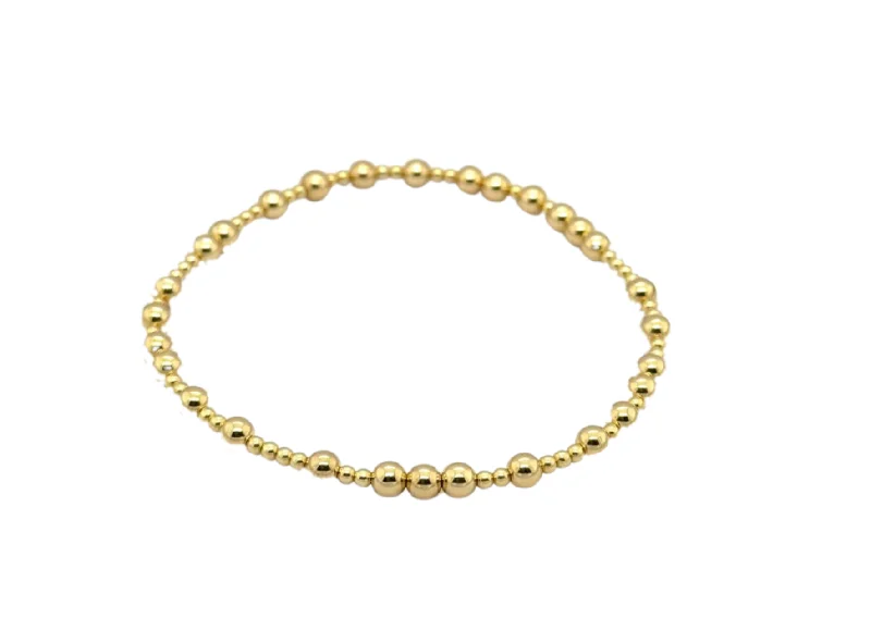 Unique Jewelry For Less – Shop The Sale Now "BROOKE" Gold Filled Ball Beaded Bracelet